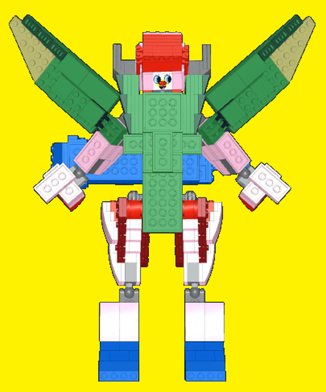 Lego Up-Scaled Powerpuff Megazord