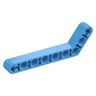 Technic Beam 1 x 9 Bent (7 - 3) Thick / Medium Blue