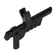 Weapon Gun Automatic Pistol with Top Clip / Black