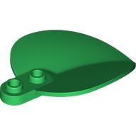 Lego Plant, Leaf/Petal 4 x 6 x 1 1 / 3 / Green