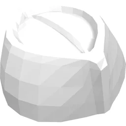 Hat, Butcher / White