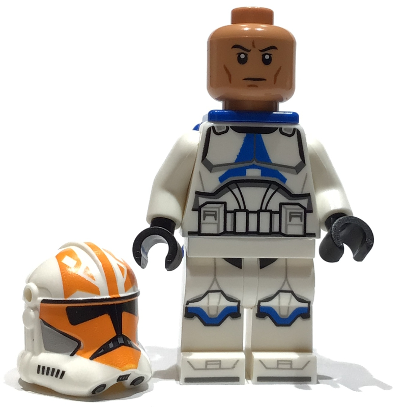 Lego Clone Trooper, 332nd Company, Orange Markings, Jetpack