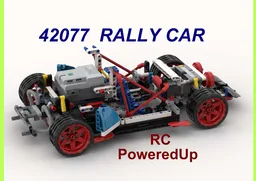42077 RALLY CAR POWERED UP.