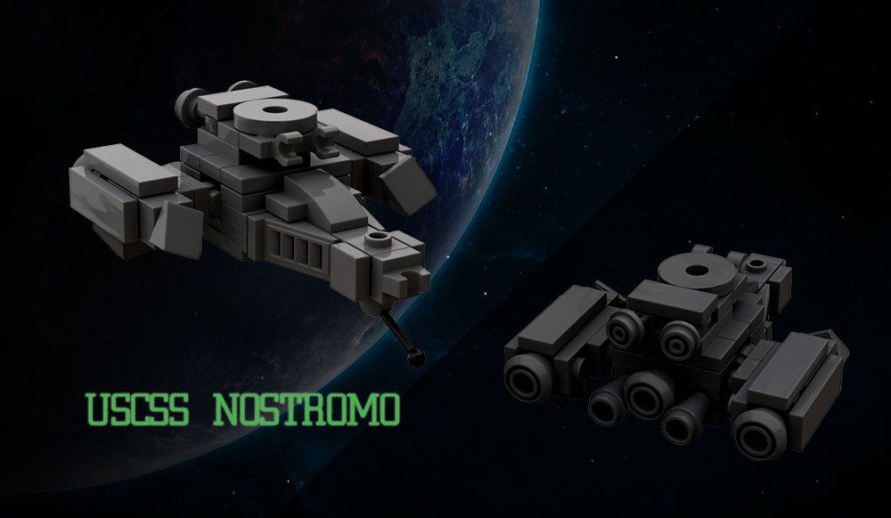 Lego Alien Day - Microscale USCSS Nostromo
