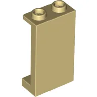 Panel 1 x 2 x 3 [Side Supports / Hollow Studs] / Tan