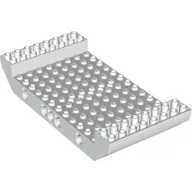 Boat Hull Section, Large Middle 8 x 16 x 2 1/3 with 5 Holes / White