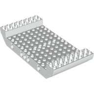 Lego Boat Hull Section, Large Middle 8 x 16 x 2 1/3 with 5 Holes / White