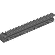 Technic Gear Rack 1 x 14 x 2 with Axle and Pin Holes / Dark Bluish Gray