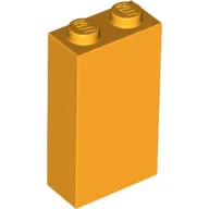 Brick 1 x 2 x 3 with Bottom Stud Holder / Bright Light Orange