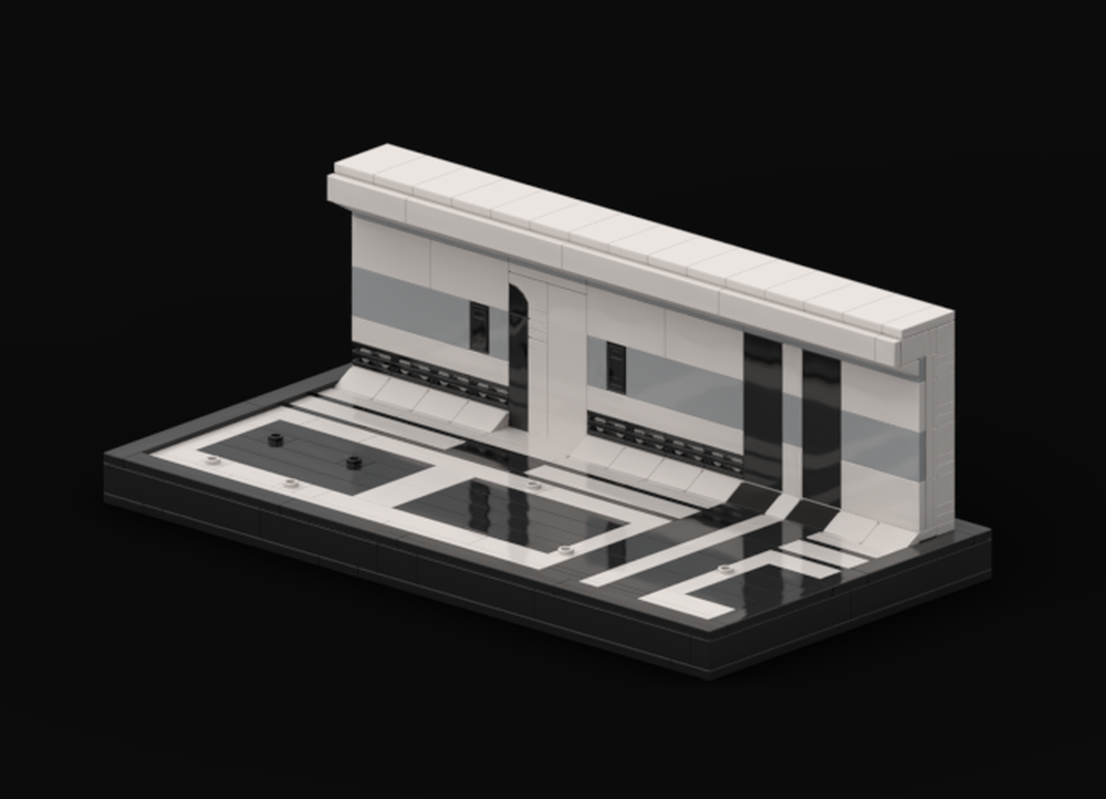 Lego Kamino hallway