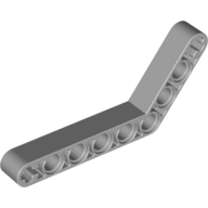 Lego Technic Beam 1 x 9 Bent (6 - 4) Thick / Light Bluish Gray