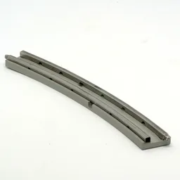 Train Track 12V Conducting Rail Curved [Cable Connection Holes]