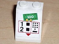 Slope 65 2 x 2 x 2 without Bottom Tube with ATM Money Machine Pattern (Sticker) - Set 6562