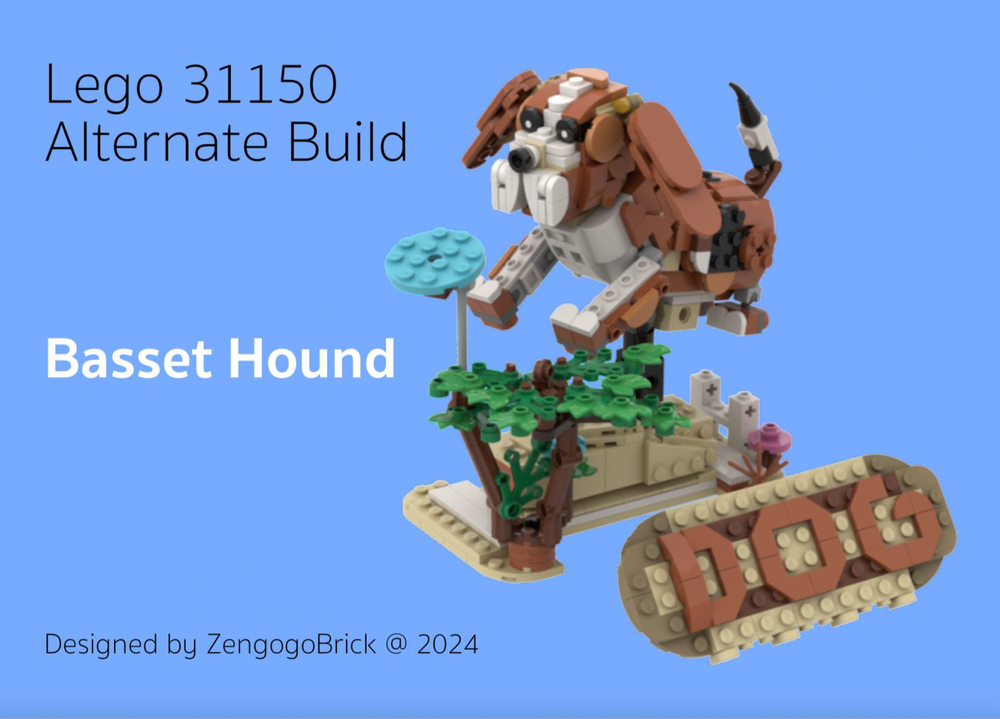 Lego 31150 Basset Hound
