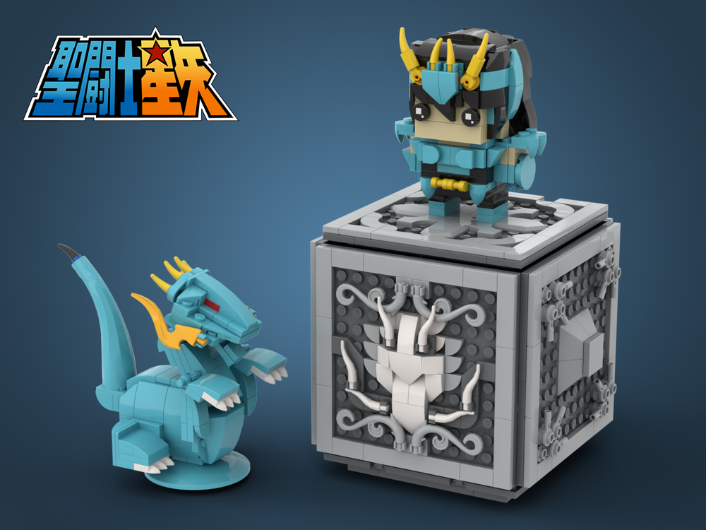 Lego Shiryû + Dragon armor + Pandora box
