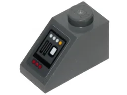 Slope 45 2 x 1 with SW Mandalorian Forge Control Panel Pattern (Sticker) - Set 75319