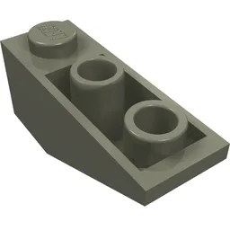 Brick Sloped Inverted 34° 3 x 1 without Internal Stopper / Dark Gray