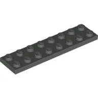 Plate 2 x 8 / Dark Gray