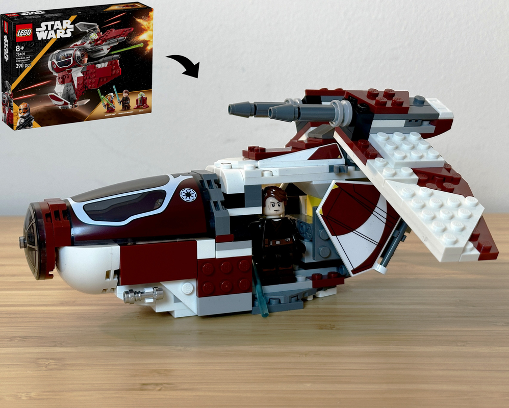 Lego Eta-2 Gunship - Alternate Build of 75401 Ahsoka's Interceptor