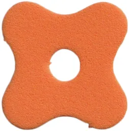 Scala Foam For Set 3148-1, Flower 4 Petals / Orange