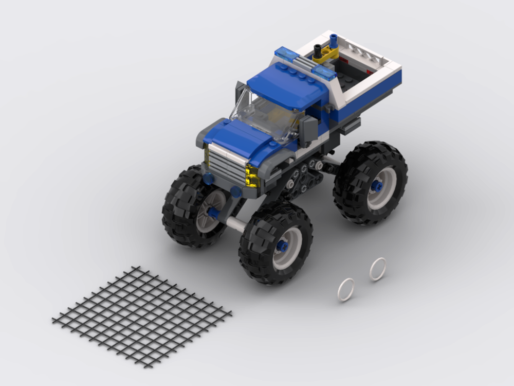 Lego (x) - Police Monster Truck - Remake 60180 et 60172