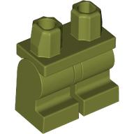 Lego Hips and Olive Green Medium Legs / Olive Green