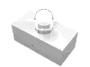 Light Brick 1 x 2 [Single Bulb] / White