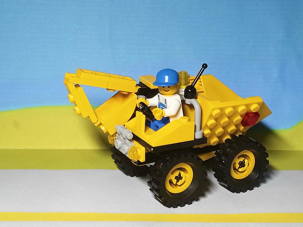 Lego 6581 dump truck with digger
