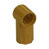 Technic Axle and Pin Connector Angled #1 / Pearl Gold