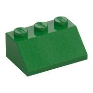 Brick Sloped 45° 2 x 3 / Green