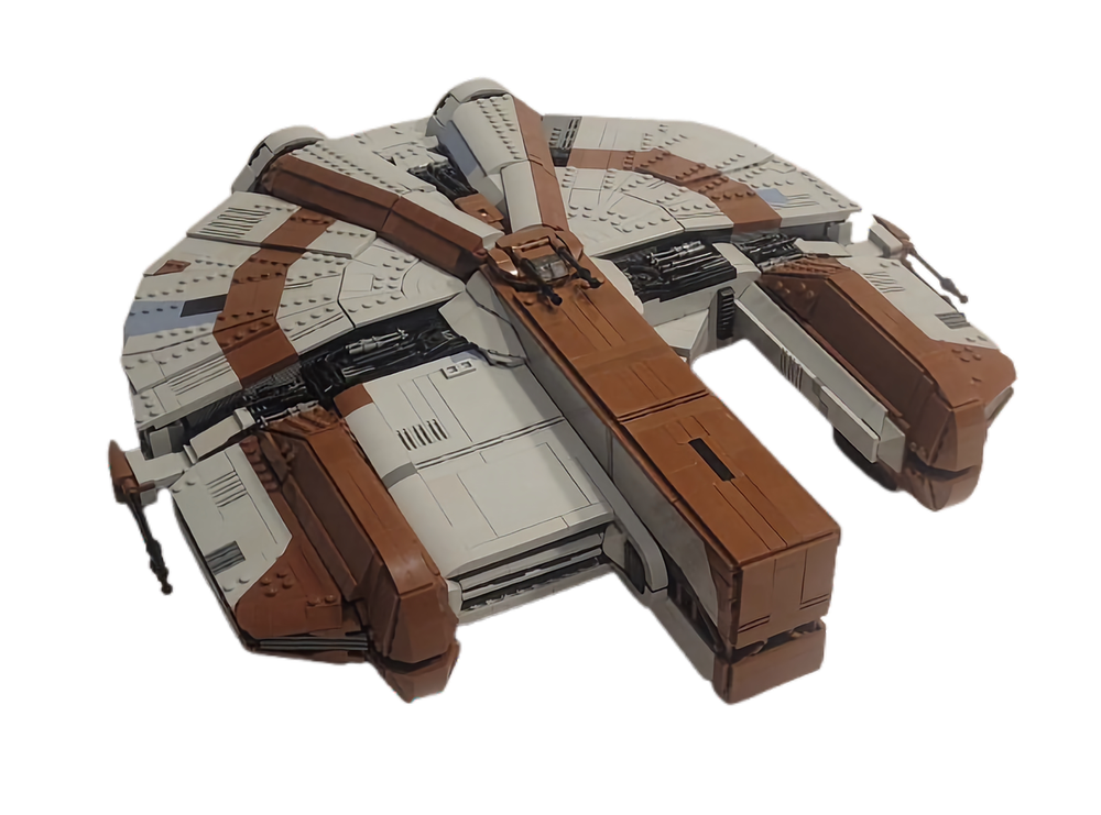 Lego Ebon Hawk Dynamic-class freighter KOTOR (Minifig Scale)