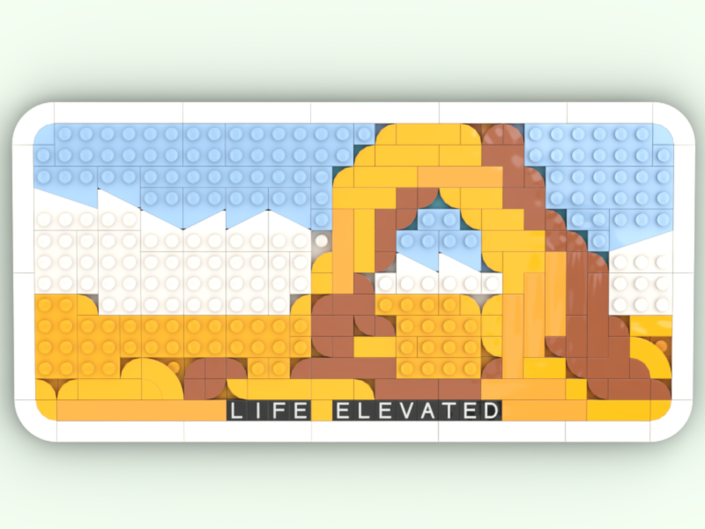 Lego Utah License Plate