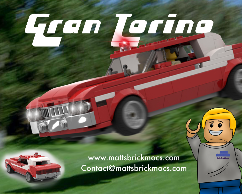 Lego Gran Torino 8 stud (Starsky and Hutch edition)