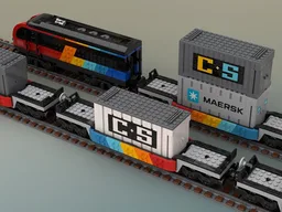 Well Car + Shipping Container