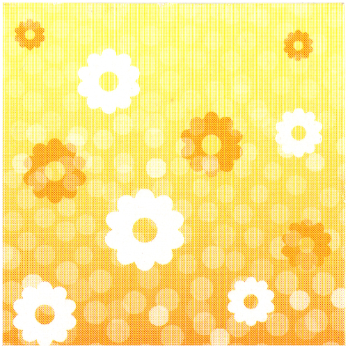 Lego Clikits Insert 4 x 4 with Flowers Print