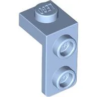 Bracket 1 x 1 - 1 x 2 / Bright Light Blue