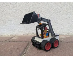 White Skid Steer Loader