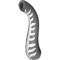 Animal Body Part, Dinosaur, Neck with White Markings Print / Dark Bluish Gray