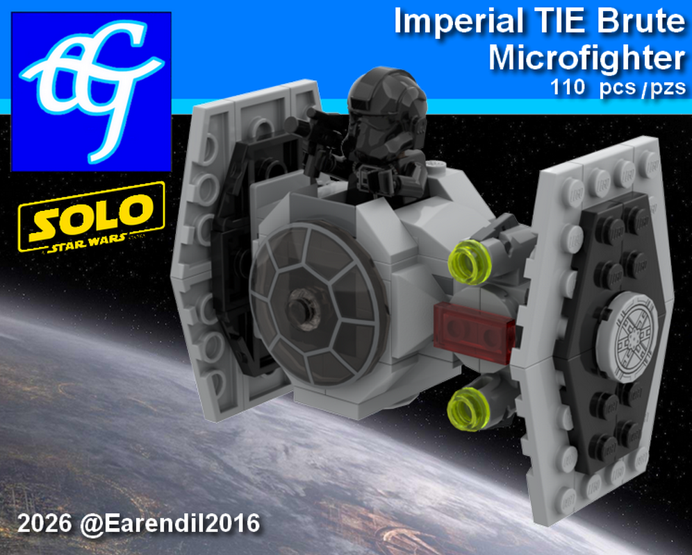 Lego Imperial TIE Brute Microfighter B