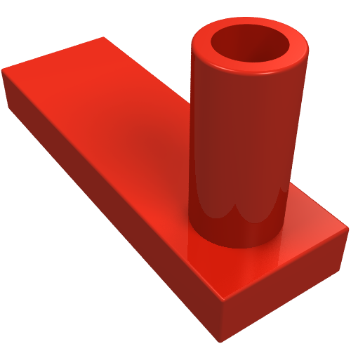 Lego Fence Gate 1 x 3 x 2 Base / Red