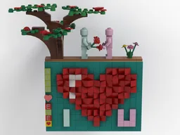 People in Love (with a Photo Frame)