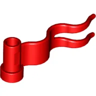 Flag 4 x 1 Wavy [First Wave Right] / Red