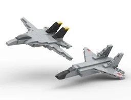 F-14 and Mig-31 (1/110 scale)