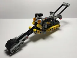Long Chopper Motorcycle