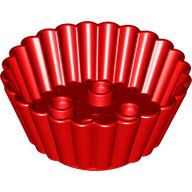 Lego Duplo Cupcake / Muffin Cup with 2 x 2 Studs / Red