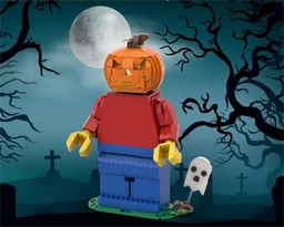 Up-Scaled pumpkin head & base