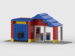 Workshop with a small office