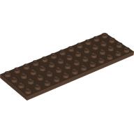 Lego Plate 4 x 12 / Brown