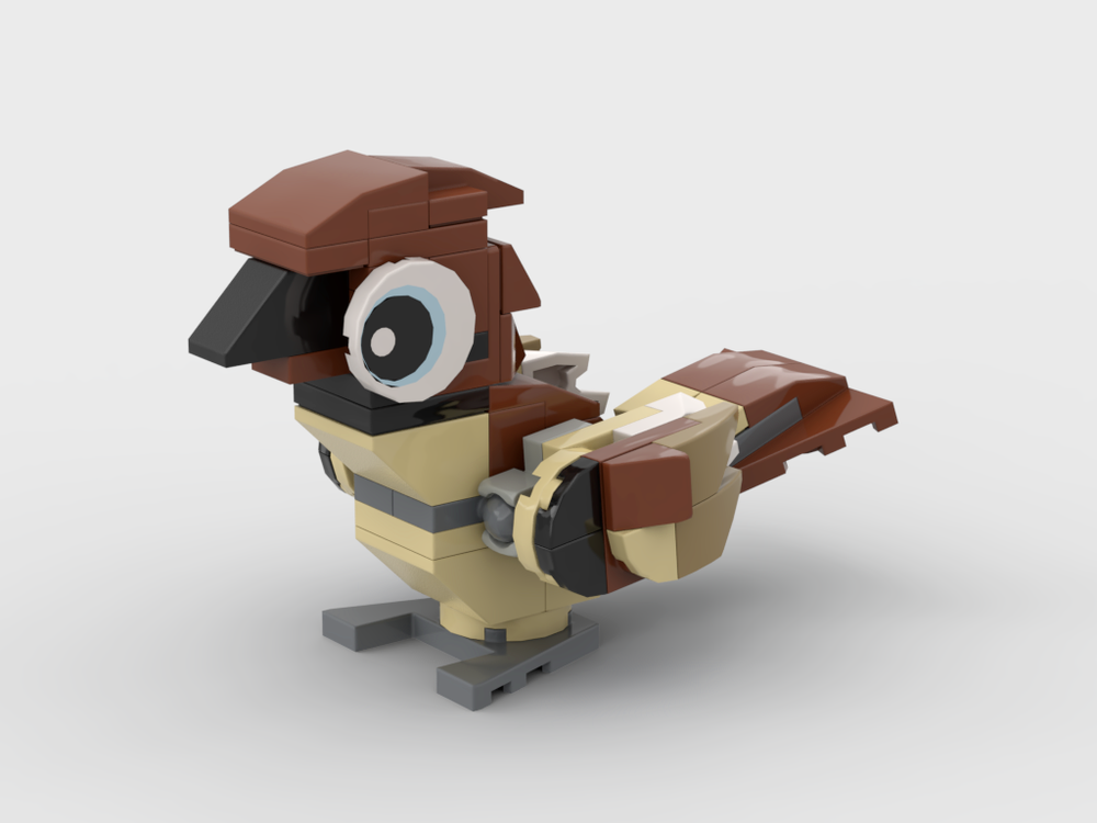Lego Bird - Tree Sparrow