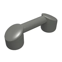 Bar 1 x 3 (Radio Handle, Phone Handset) / Dark Bluish Gray
